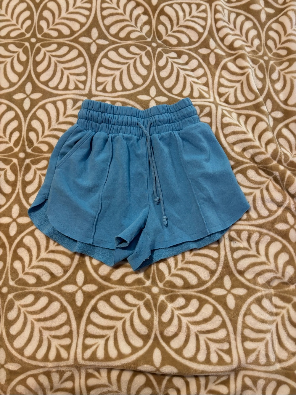 Women’s Blue Drawstring Comfort Shorts